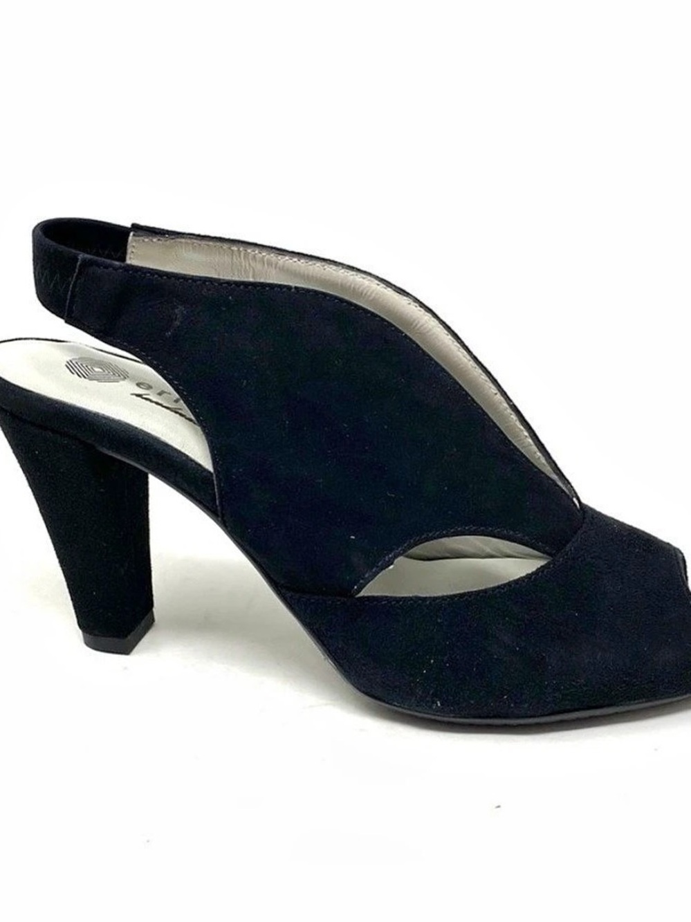 erica micheal Black Peep Toe Heels Size 40 (US 9.5)